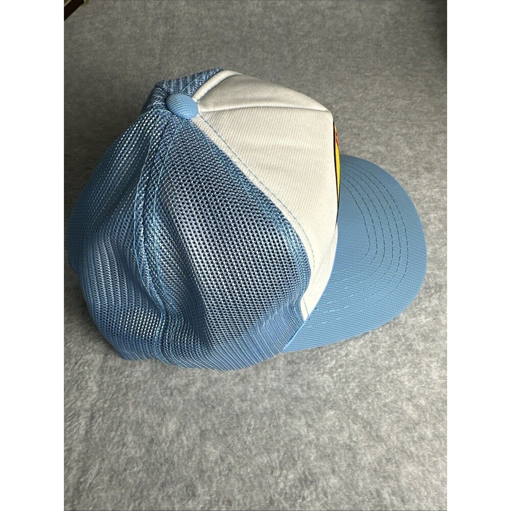 Vtg Bass Pro Shops Blue Trucker Baseball Hat Mesh Cap Outdoor Fishing SnapBack - Picture 5 of 6